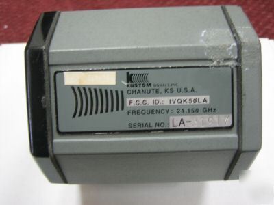 Kustom pro 1000 ds police radar k band