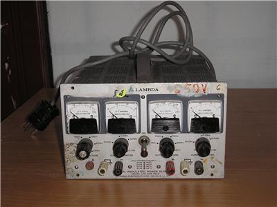 Lambda lpd 425 250V fm-v dual regulated dc power supply