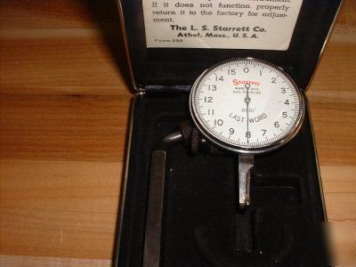 Last word starrett indicator very rare #711D10BZ 
