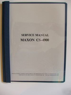Maxon cs-4900 tranceiver service manual +schematic