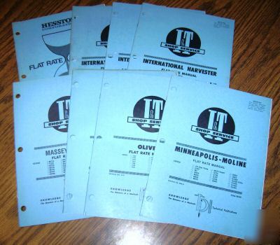 Mm ih hesston tractor repair time flat rate manual lot