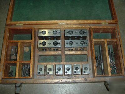 Moore set up block set, partial, jig grinder, borer