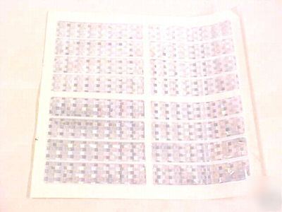 New (16) hard hat reflective strips wht / north safety