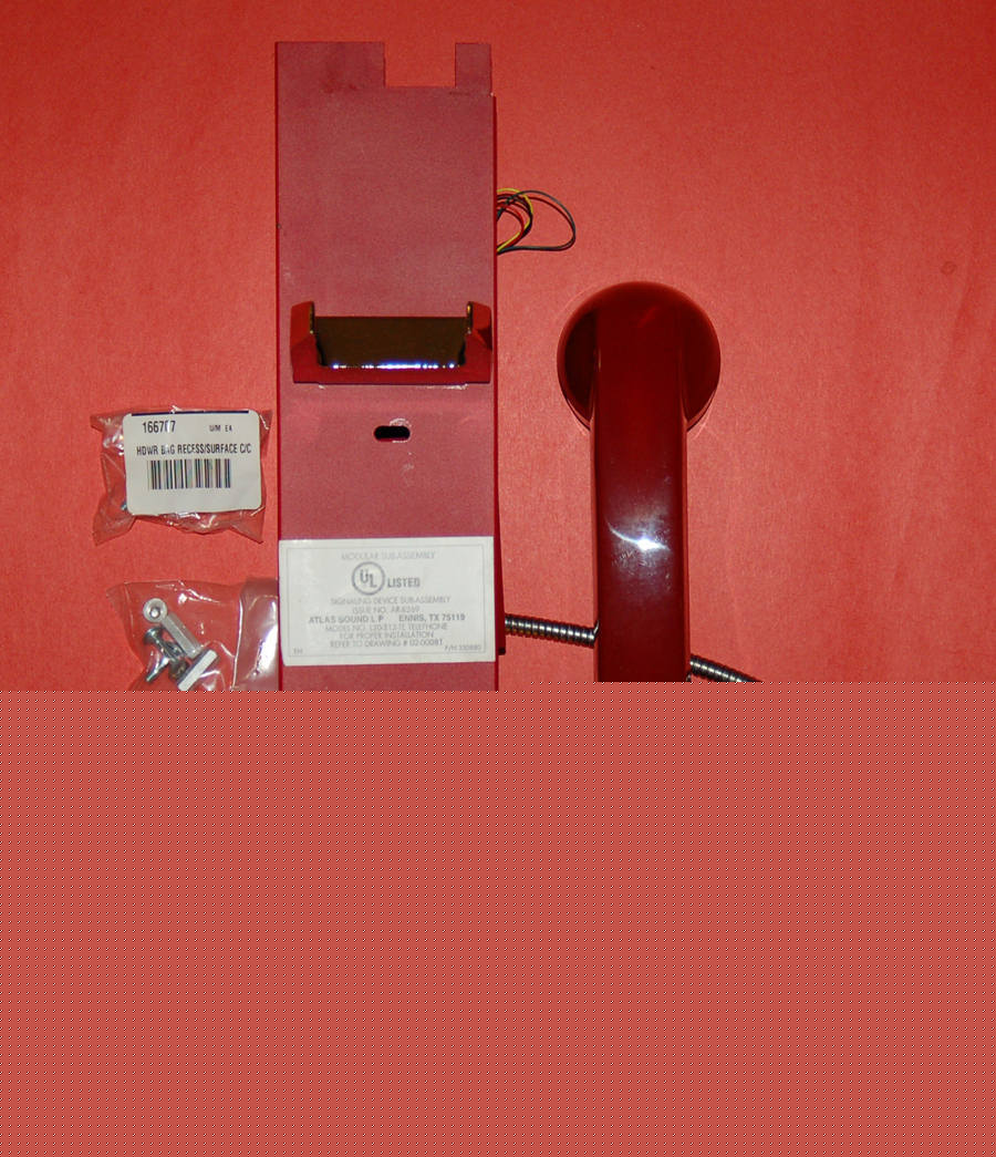 New atlas sound L20 313 te red phone emergency 