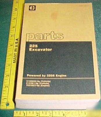 New caterpillar 225 excavator illustrated parts catalog 