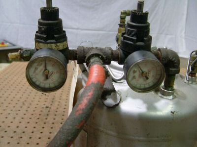 Pressure tank alloy spraying systems co.,t 304,140 psi.