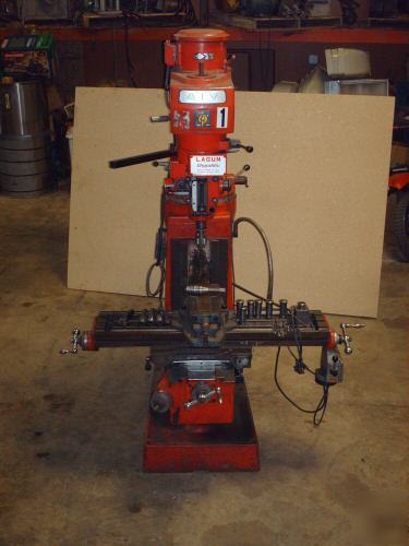 Republic lagun vertical mill,milling machine,bridgeport