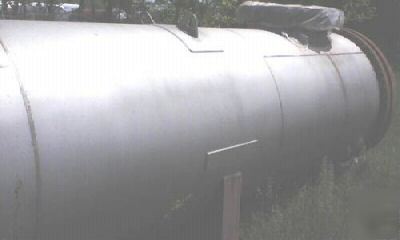 Shell and tube heat exchanger 45-480 horizontal 304SS