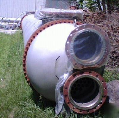 Shell and tube heat exchanger 45-480 horizontal 304SS