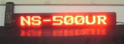 Ultra bright red led programmable message sign not neon