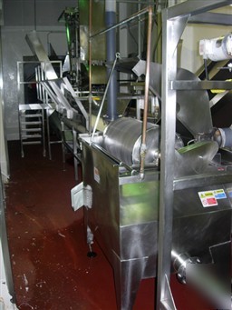 Used: cabbage preparation line consisting of: (1) dual