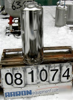 Used: alloy products pressure tank, 13 gallon, 316L sta