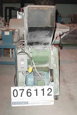 Used: foremost model hd-6 granulator. 20 hp motor, 230/