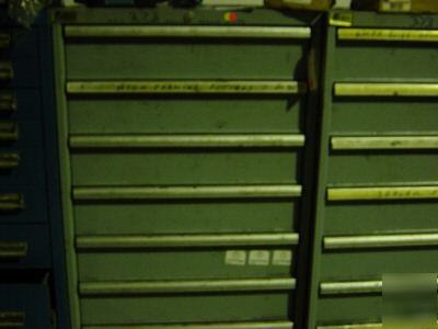 Used lista 9 drawer parts cabinet