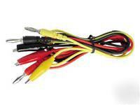 Velleman TLM3 set of test leads - banana plug / booted