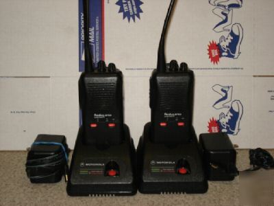 2 motorola radius SP50 uhf 10 ch racing police radios 