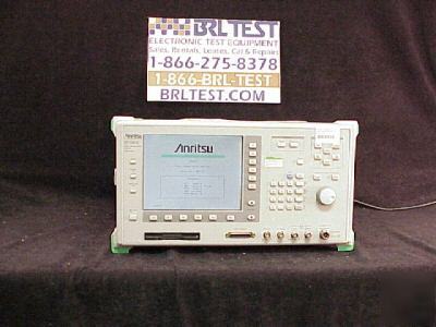 Anritsu MT8801C cdma / tdma / quadband gsm /low imp out