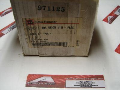 Cutler hammer deion 60A visi- flex model a POS1