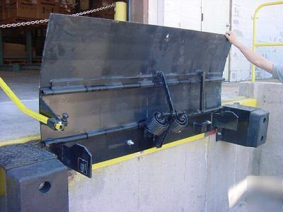 Edge of dock, dock plate, dock leveler, dock ramp