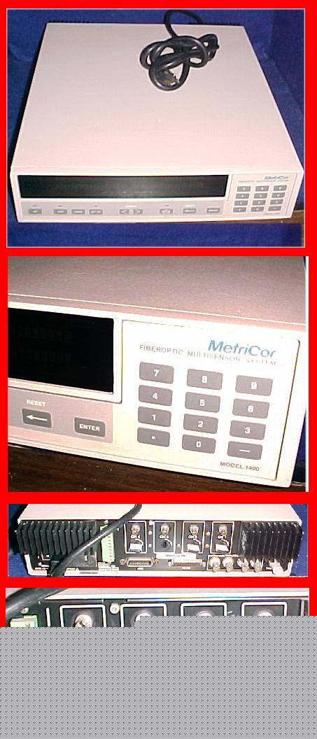 Metricor fiberoptic multisensor system model 1400