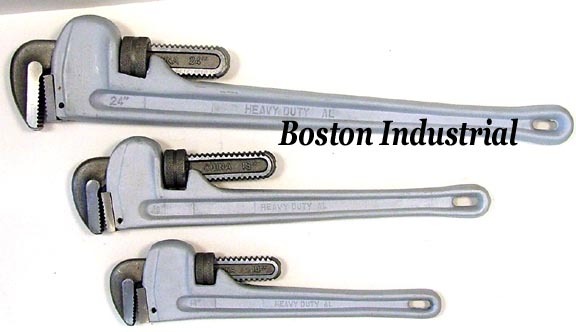 New aluminum pipe wrench 3PC. set heavy duty 