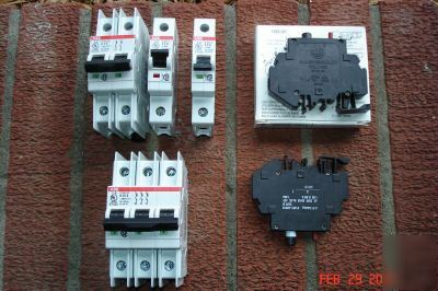 New lot of abb and allen bradley circuit breakers