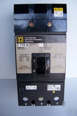 New square d KA36110 110 amps 3 pole circuit breaker - 