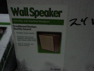 New valcom v-1022C wall mounted speaker 2 each 
