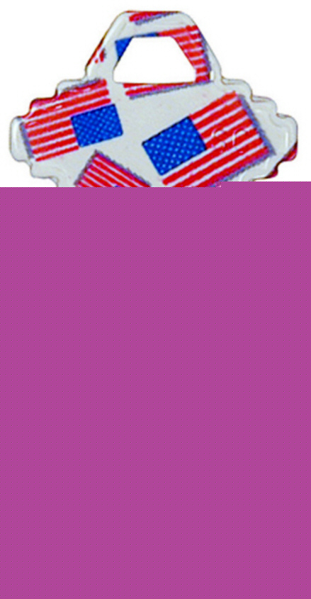 Schlage lock color key blank blanks SC1 - usa flag 2