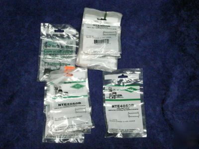 16 nte NTE4050B cmos-non inverting hex buffer/converter
