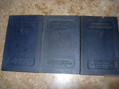 3 old machinist books -insts.-sketch -prints 1929-37-39