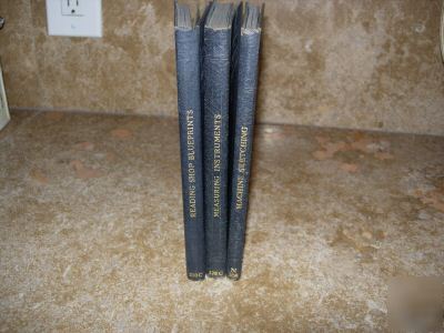 3 old machinist books -insts.-sketch -prints 1929-37-39