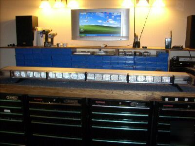 87 inch whelen edge frame set 4 strobe 38 led panel 