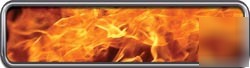 Firefighter helmet reflective marker FF67 inferno