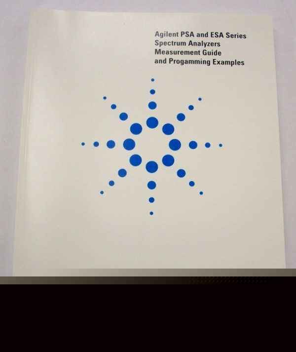 Hp psa esa spec analyzer measurement / prog manual