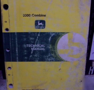 John deere 3300 combine repair manual