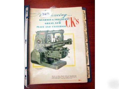 Kearney & trecker milwaukee master sales catalog
