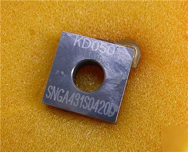 Kennametal snga 431 pcbn indexable carbide insert r=$71