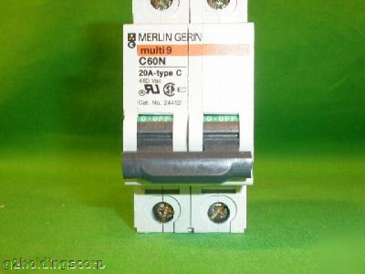 Merlin gerin C60N 20A 480 vac