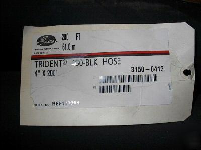 New gates trident 4 inch transfer hose air/water/oils 
