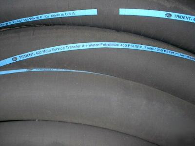 New gates trident 4 inch transfer hose air/water/oils 
