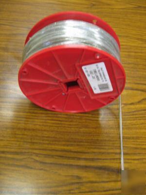 New wire rope, 1/4 â€œ x 200 ft. vinyl covered 