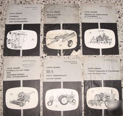 Old john deere granular insecticide attachment manual