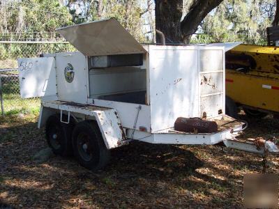 Sreco sewer cleaner self contained pull behind
