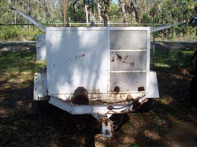 Sreco sewer cleaner self contained pull behind
