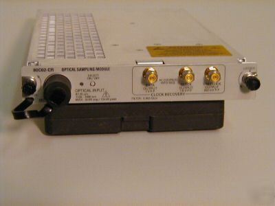 Tektronix 80C02-cr 28GHZ optical module w/ clock recov