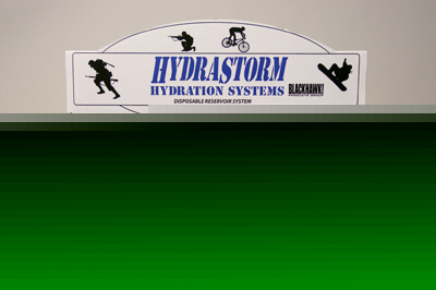Three blackhawk hydrastorm disposable 100 oz reservoirs