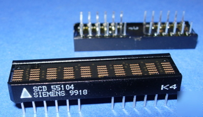 Vintage display siemens SCD55104 10-digit