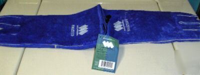 Welding gloves by weldmark inc, WM823309 blue 13